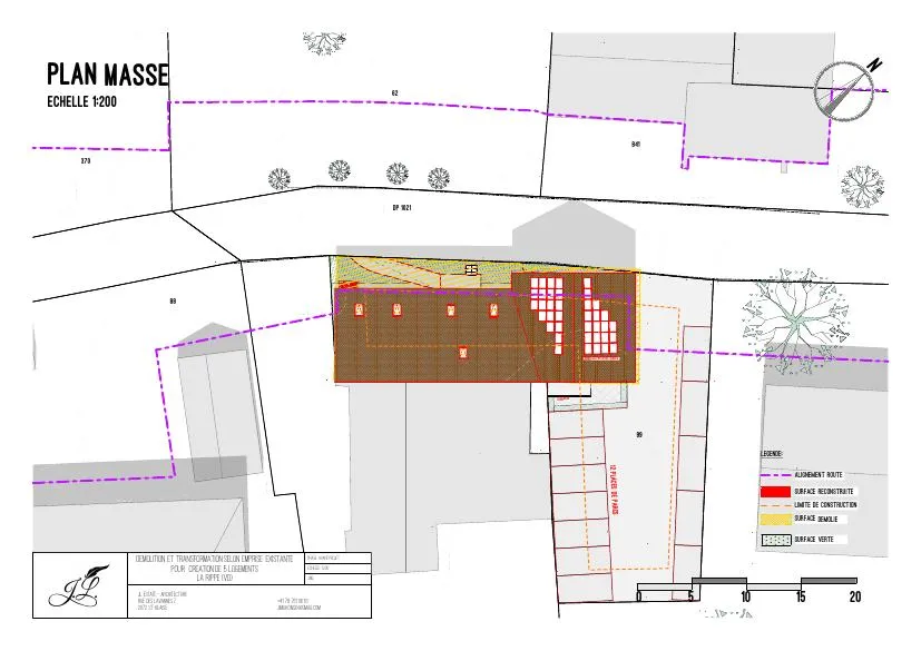 Immeuble en ossature bois — La Rippe